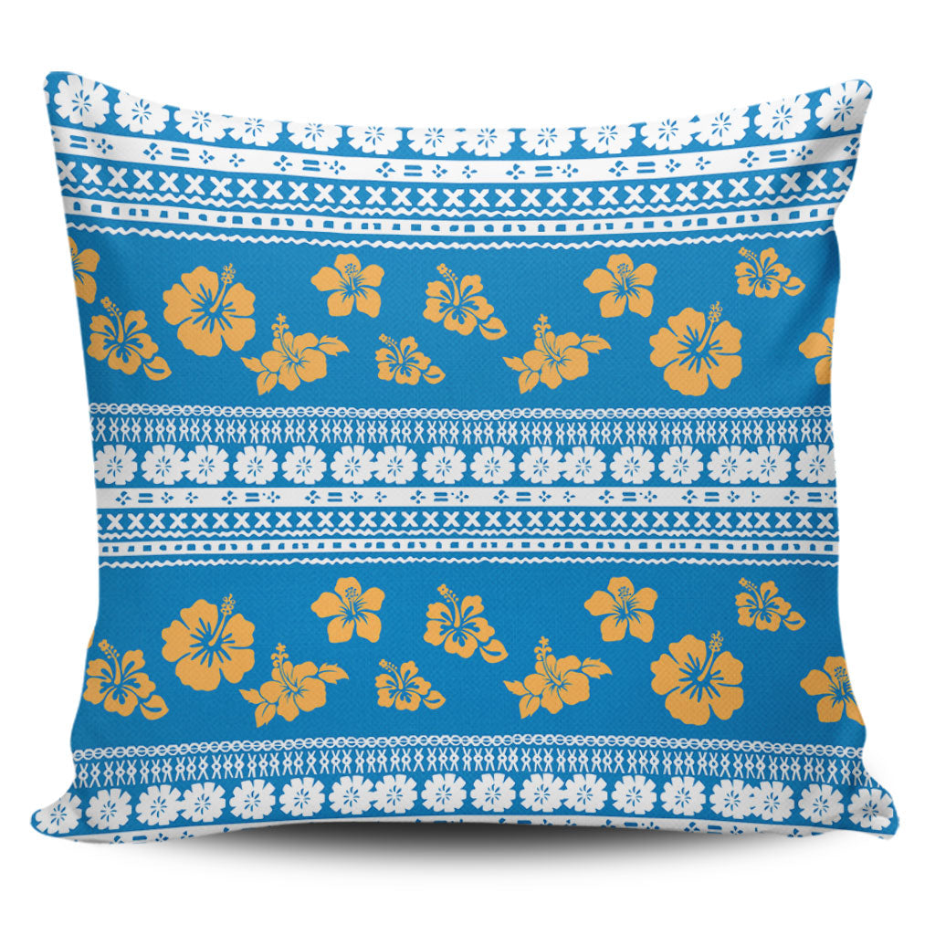 Fiji Pillow Cases Tapa Flower Fabric Print