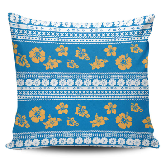 Fiji Pillow Cases Tapa Flower Fabric Print