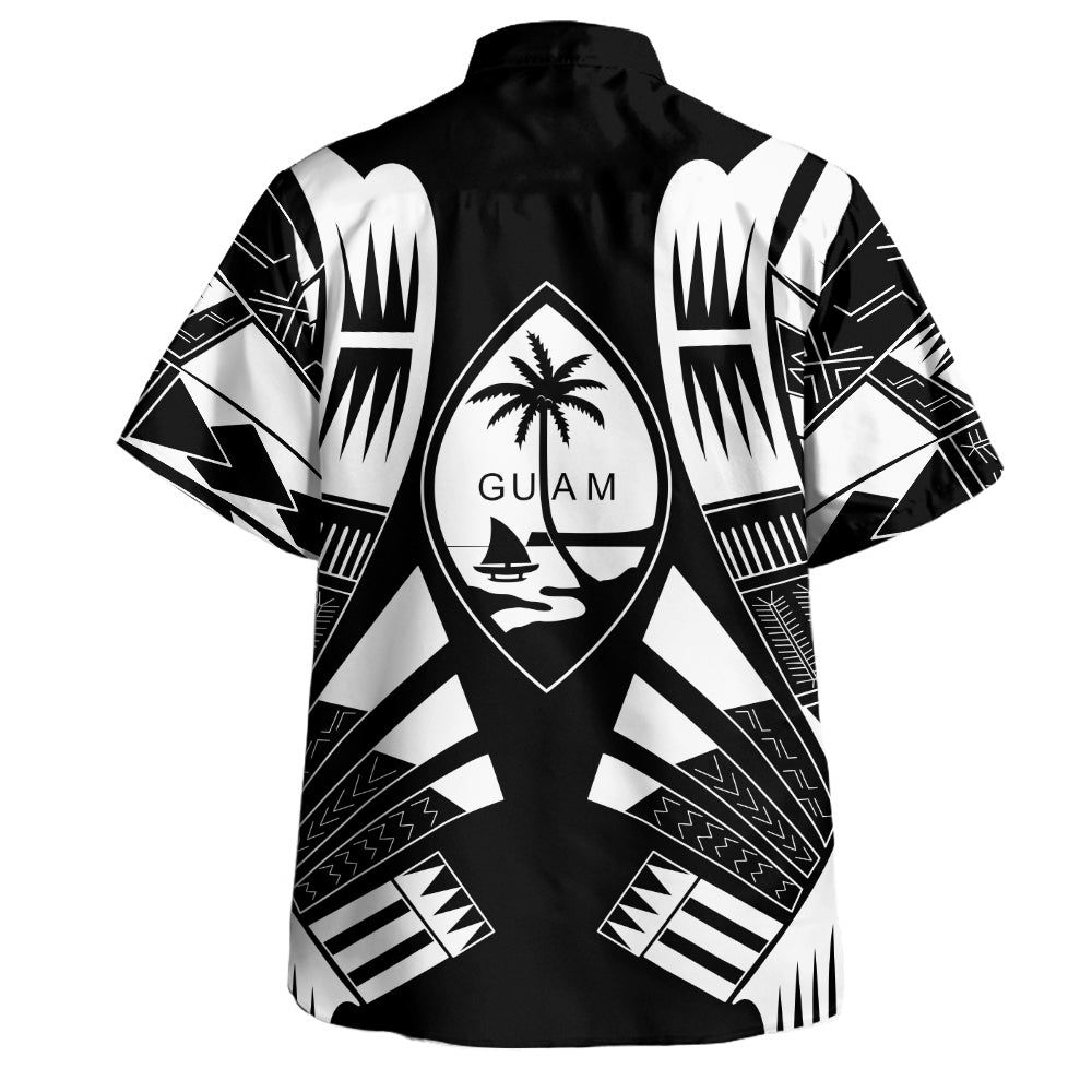 Guam Hawaiian Shirt Polynesian Tribal Premium Style