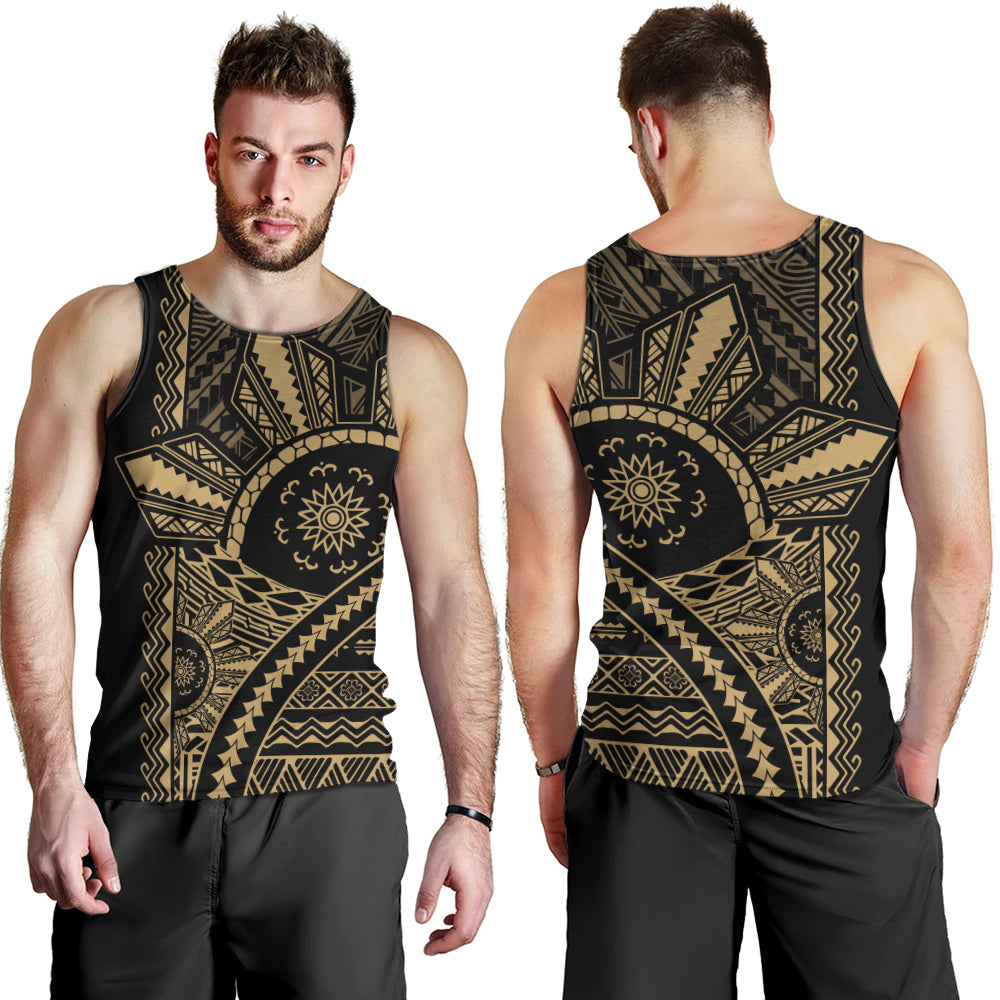 Philippines Filipinos Tank Top Traditional Sun Batok Tattoo Design
