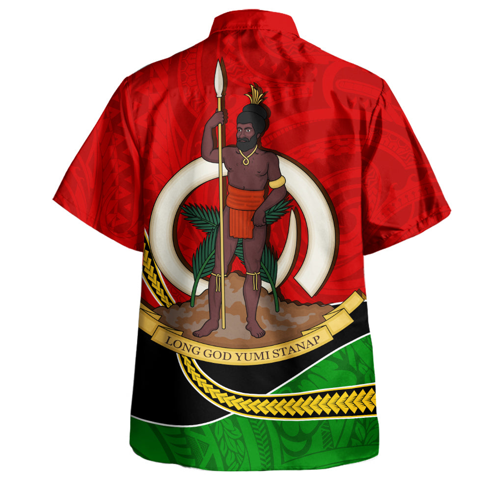 Vanuatu Hawaiian Shirt Melanesian Spirit Totem Art