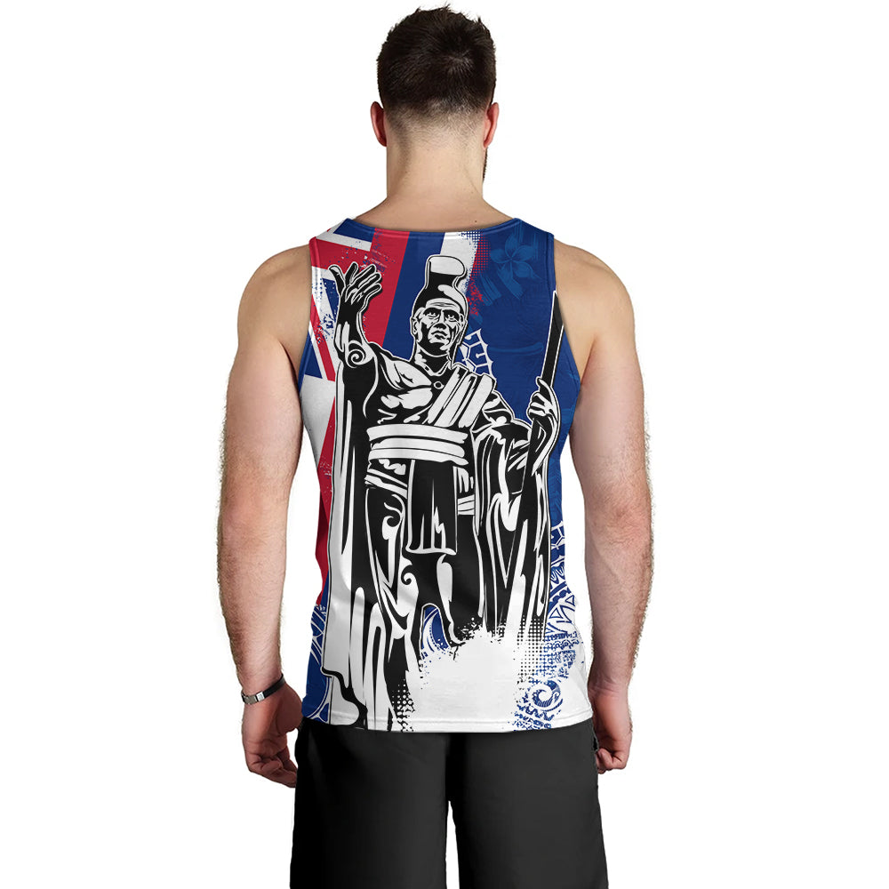 Hawaii Tank Top King Kamehameha I Flag Tropical