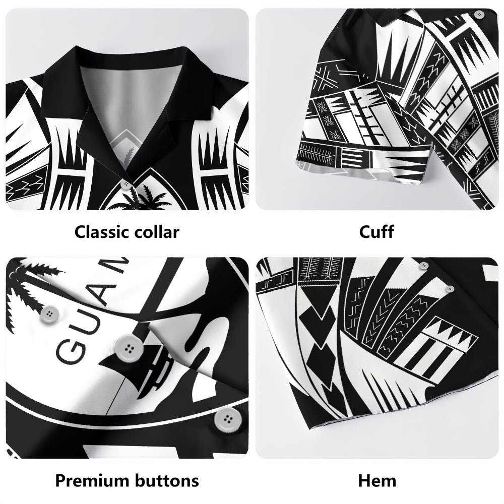 Guam Hawaiian Shirt Polynesian Tribal Premium Style