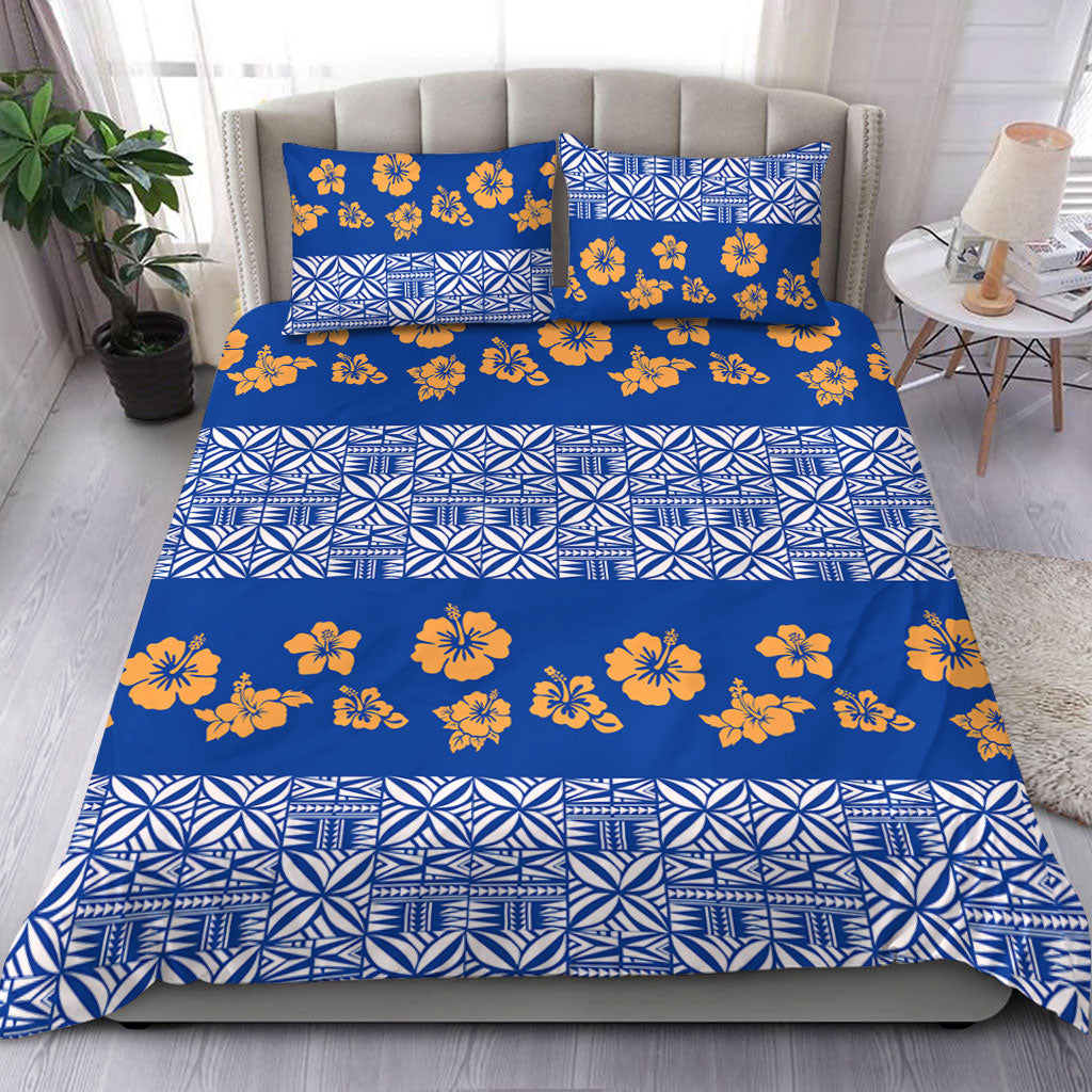 Samoa Bedding Set Hibiscus Pattern Island