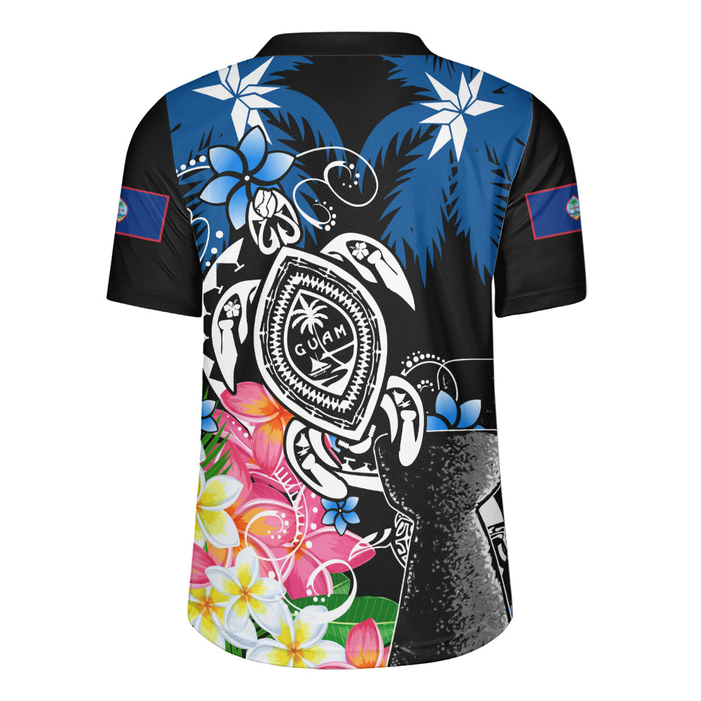 Guam Rugby Jersey Chamorro With Seal Turtle Coconut Tree