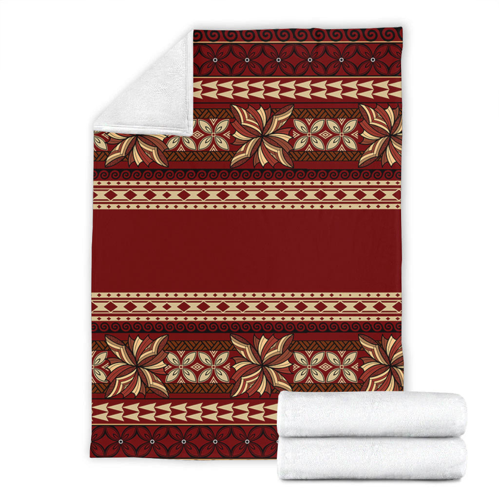 Samoa Premium Blanket Siapo Pattern Design