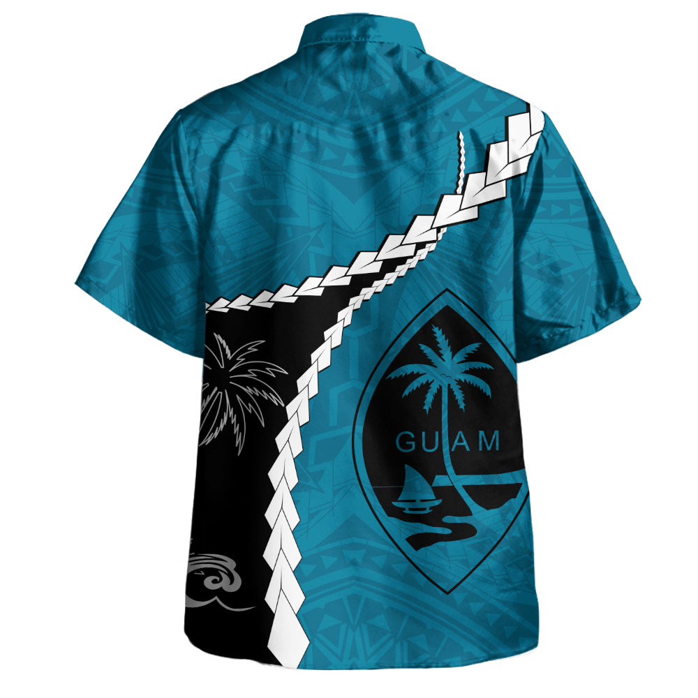 Guam Hawaiian Shirt Tribal Spirits Coconut Tree