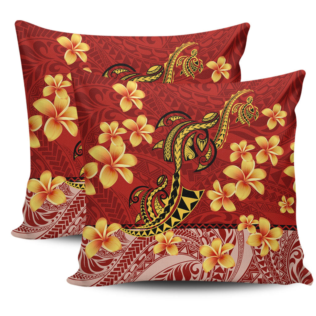Hawaii Pillow Cases Plumeria Flower Fabric Design