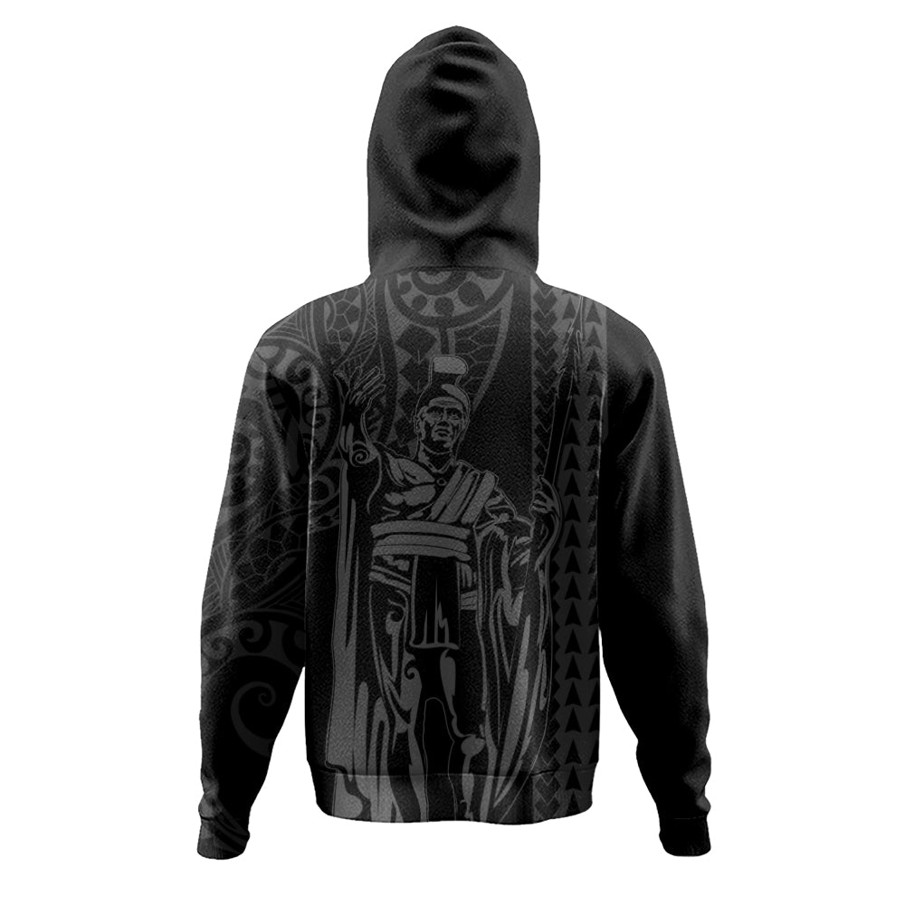 Hawaii Hoodie Polynesian Tribal King Kamehameha I Kakau