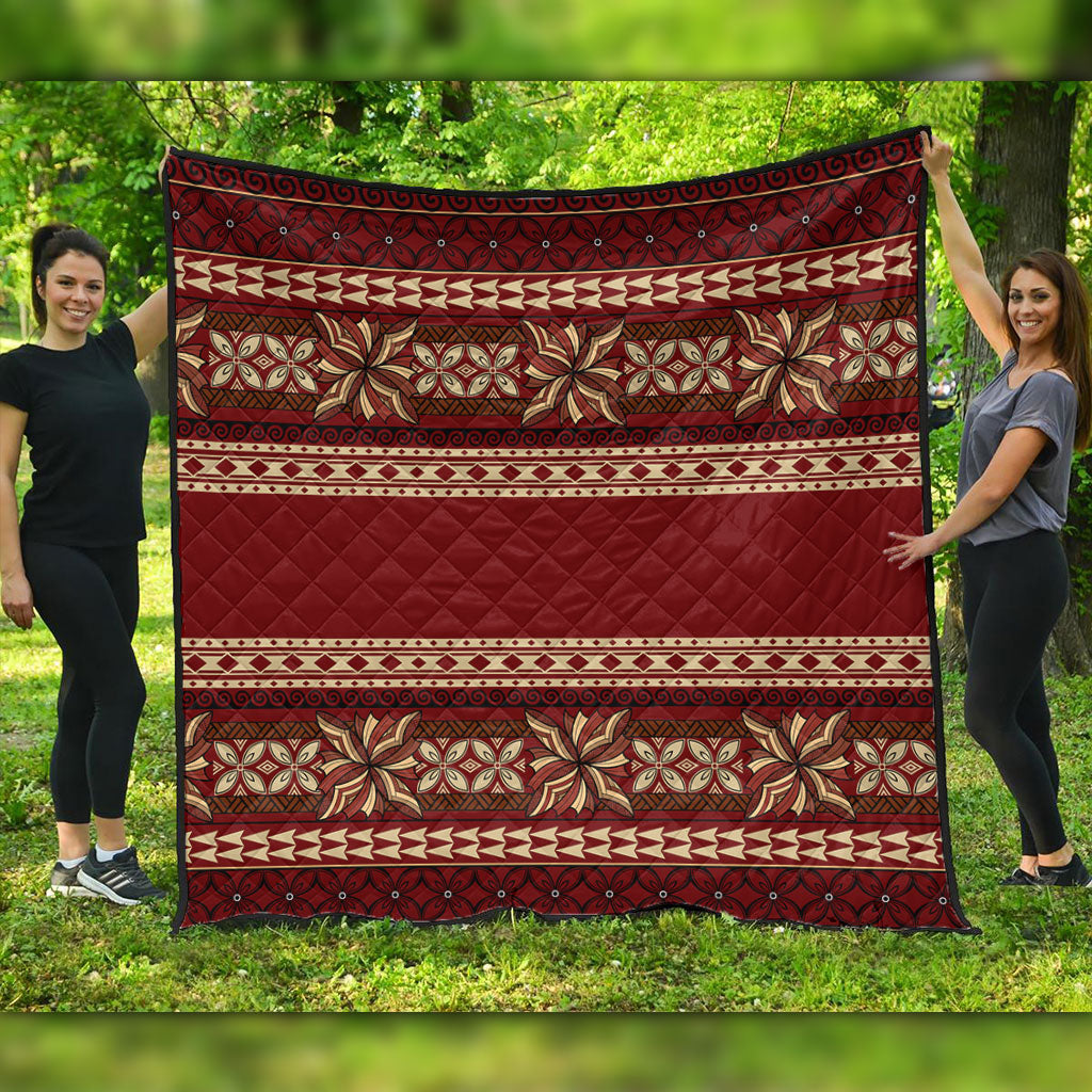 Samoa Premium Quilt Siapo Pattern Design