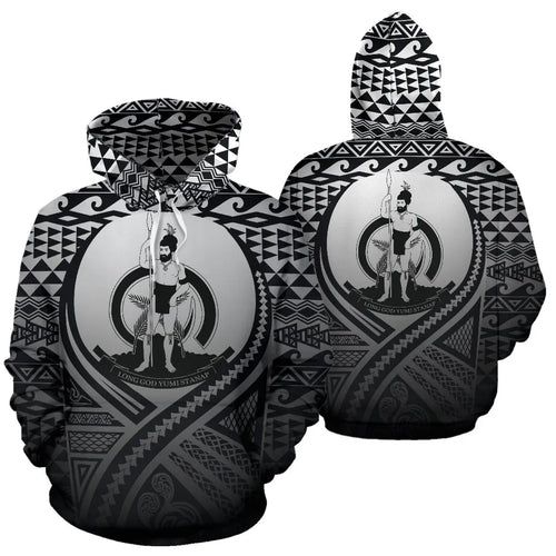 Vanuatu All Over Hoodie Lift Up Black