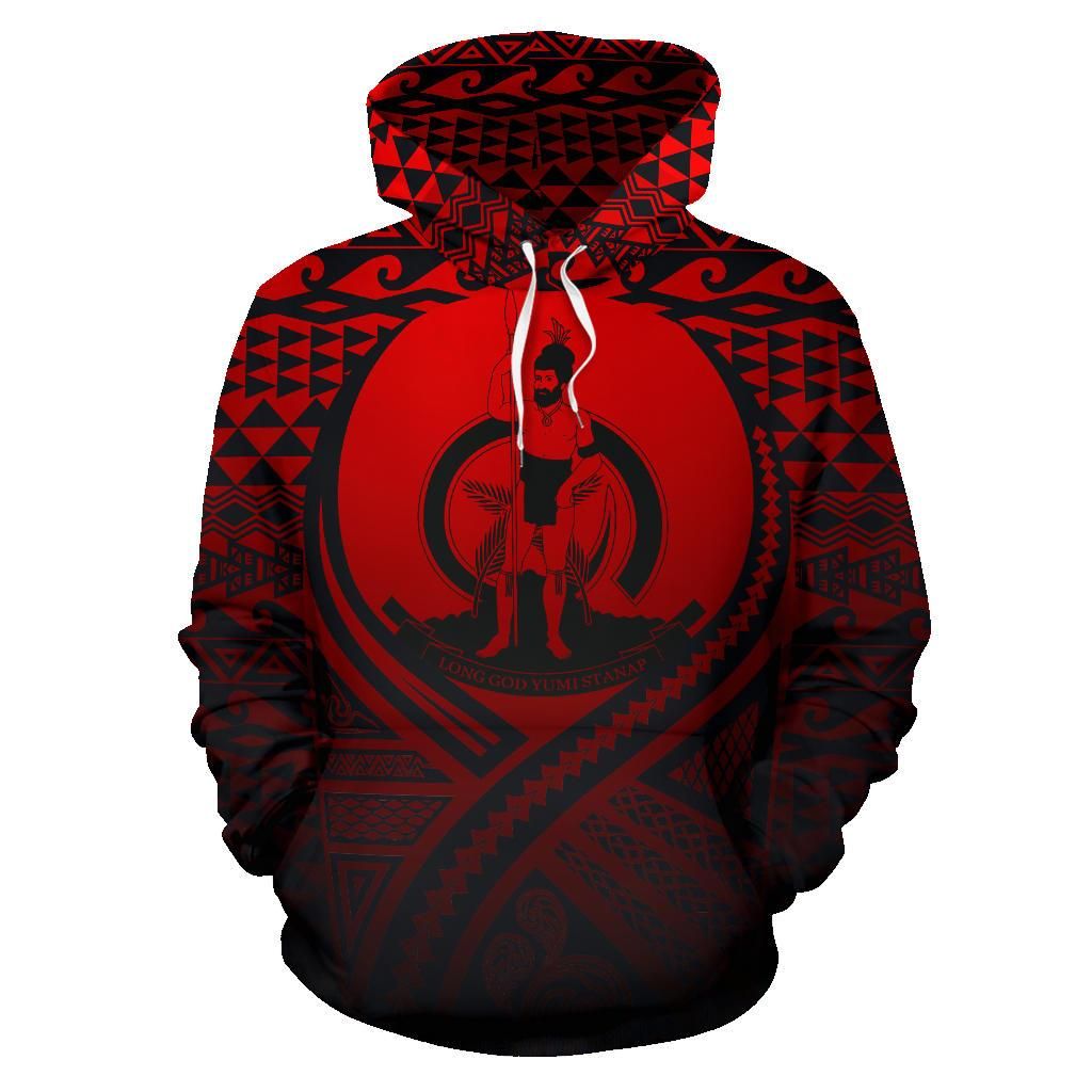 Vanuatu All Over Hoodie Lift Up Red
