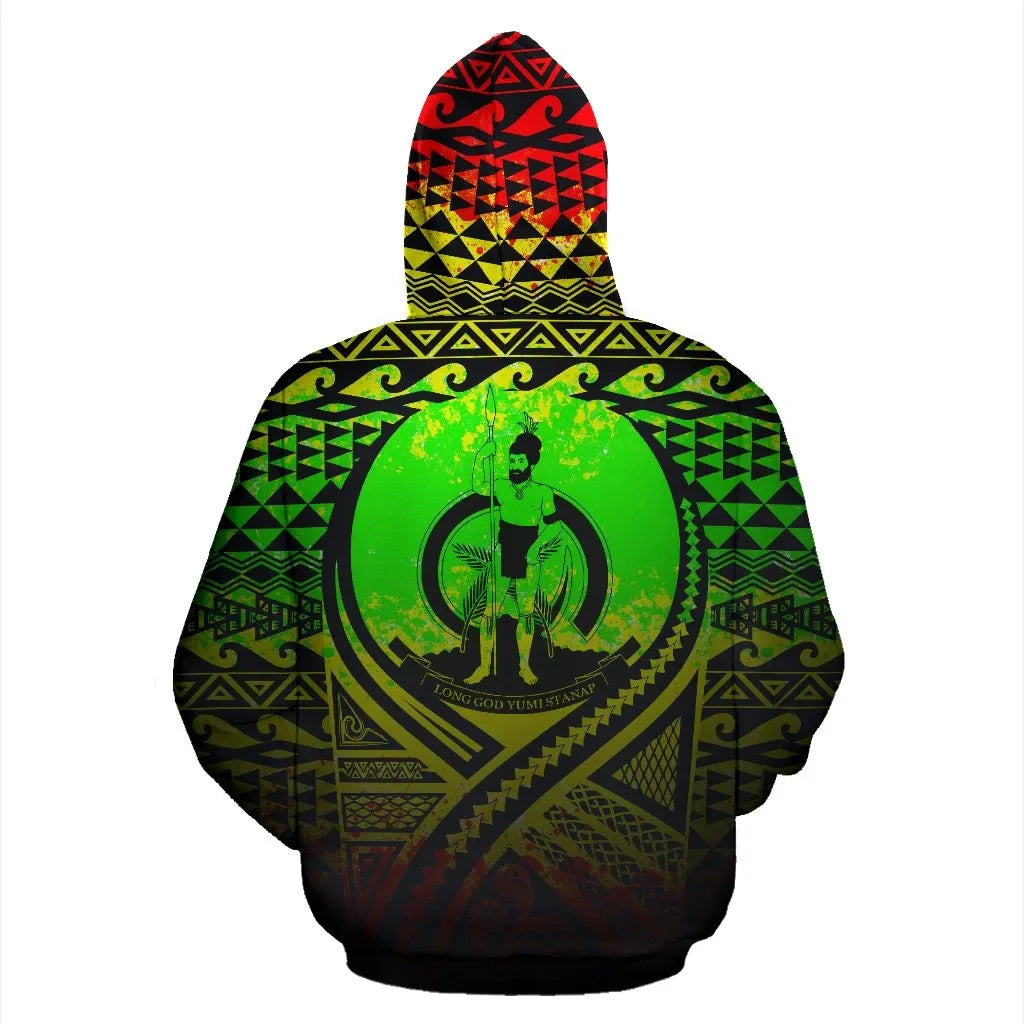 Vanuatu All Over Hoodie Lift Up Reggae