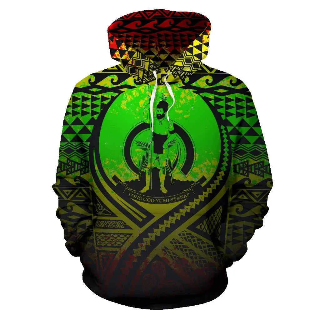Vanuatu All Over Hoodie Lift Up Reggae