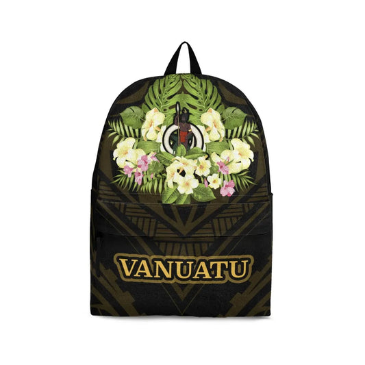 Vanuatu Backpack - Polynesian Gold Patterns Collection