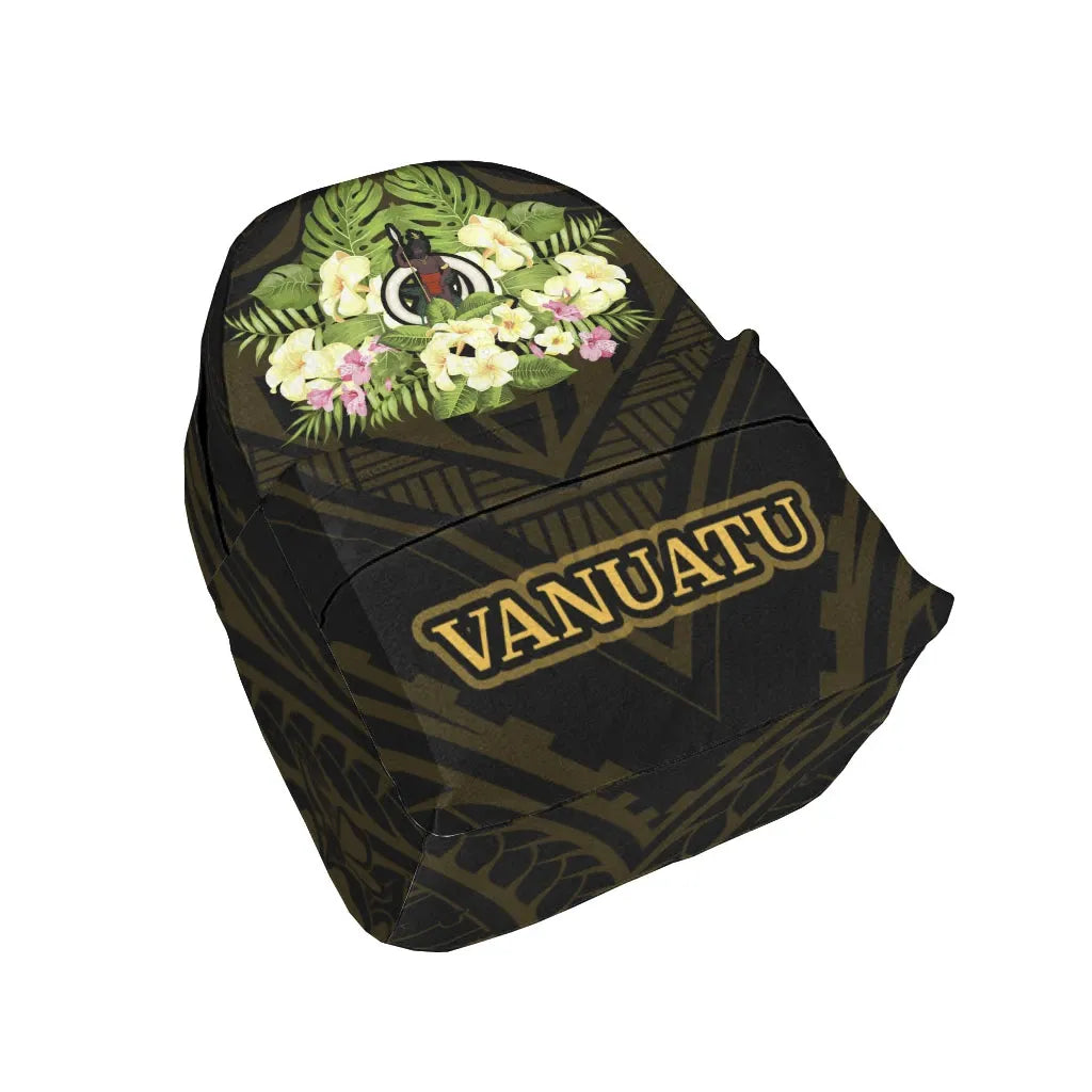 Vanuatu Backpack - Polynesian Gold Patterns Collection