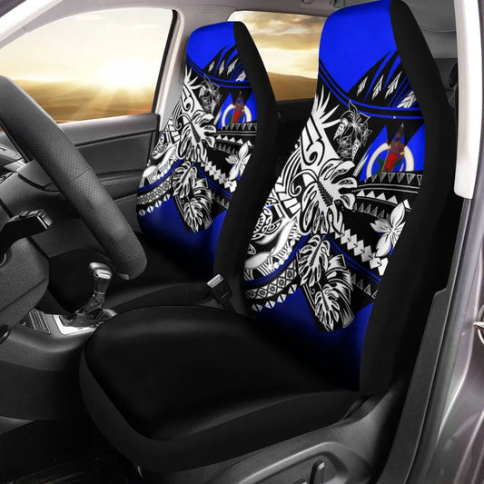 Vanuatu Car Seat Cover - The Flow OF Ocean Blue Color