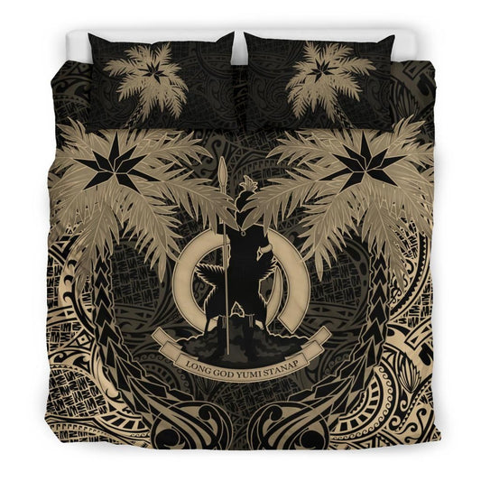 Vanuatu Duvet Cover Set - Vanuatu Coat Of Arms Coconut (Duvet Cover)