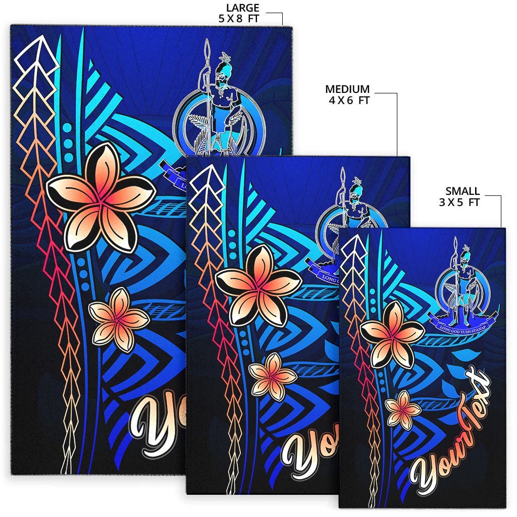 Vanuatu Custom Personalised Area Rug - Vintage Tribal Mountain