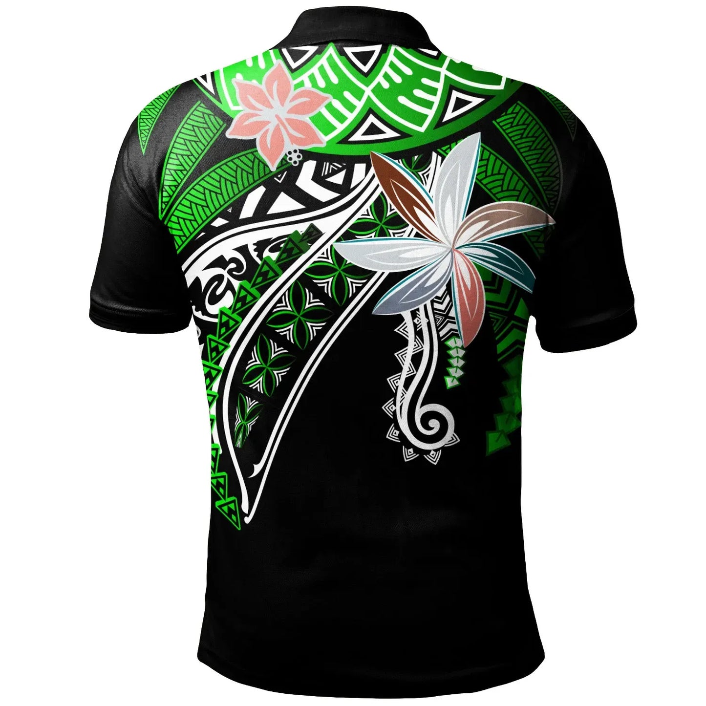 Vanuatu Custom Personalised Polo Shirt - Fanciful Forest Green Color