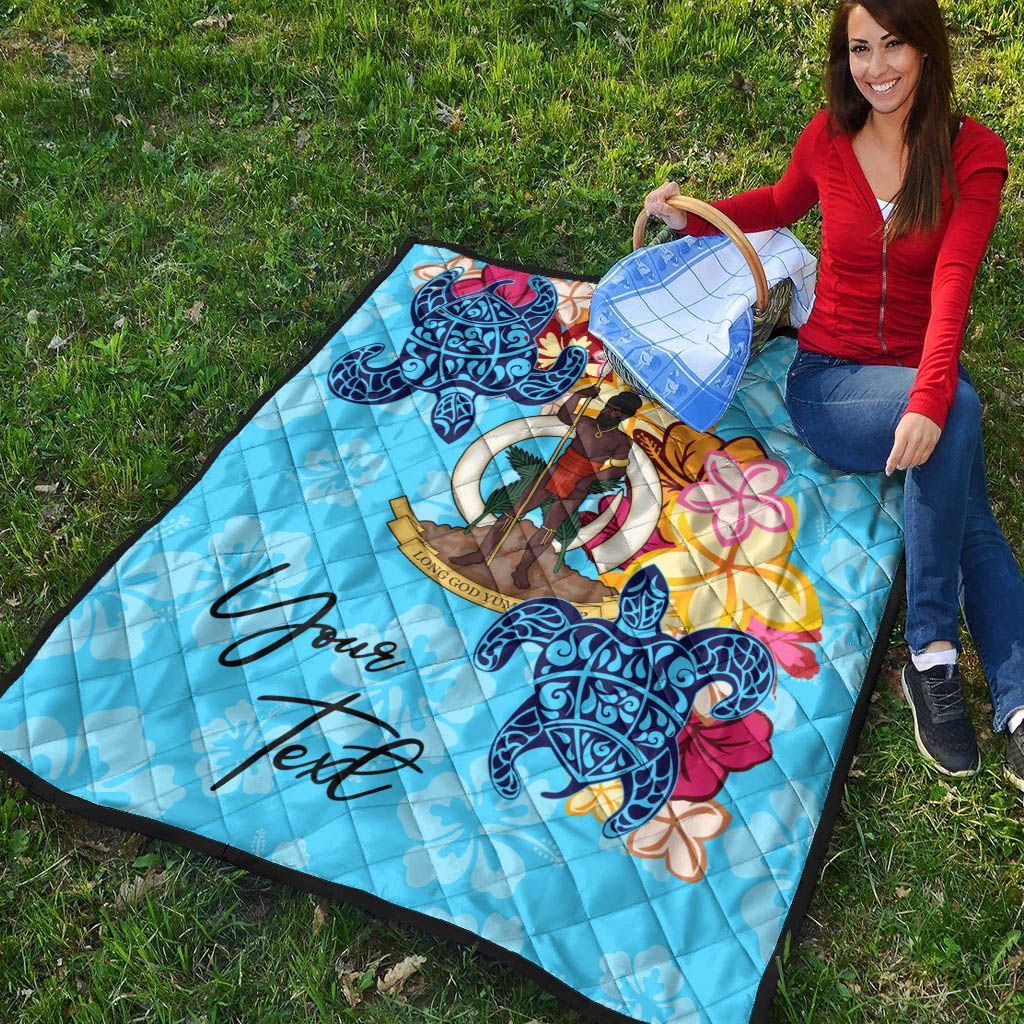 Vanuatu Custom Personalised Premium Quilt - Tropical Style
