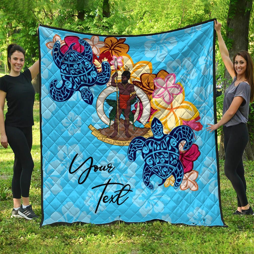 Vanuatu Custom Personalised Premium Quilt - Tropical Style