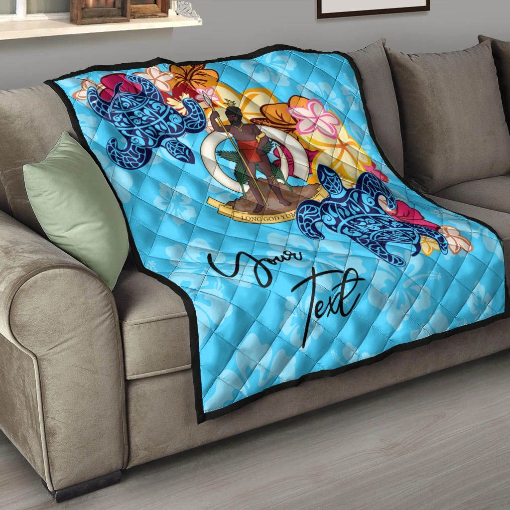 Vanuatu Custom Personalised Premium Quilt - Tropical Style