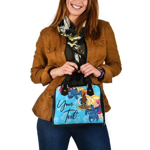 Vanuatu Custom Personalised Shoulder Handbag -Tropical Style
