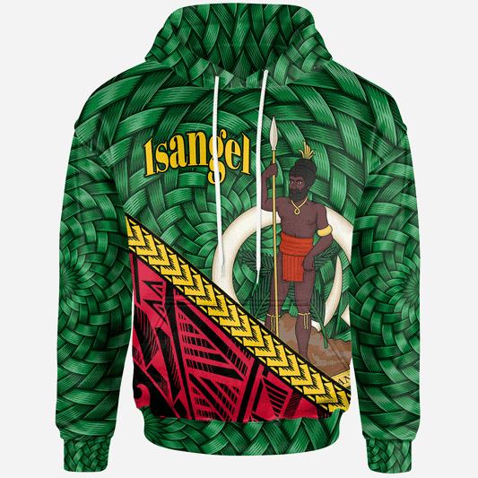 Vanuatu Hoodie - Isangel Polynesian Patterns With Bamboo