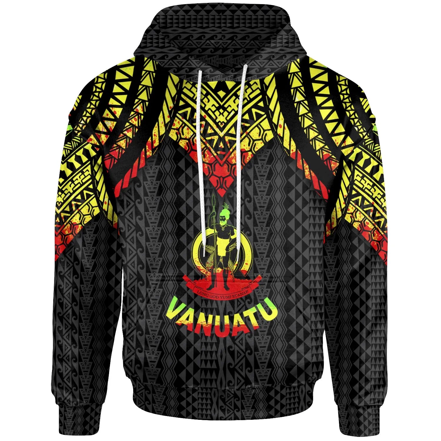 Vanuatu Hoodie - Polynesian Armor Style Reagge