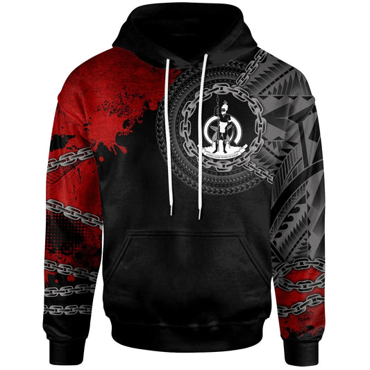Vanuatu Hoodie - Polynesian Chain Style