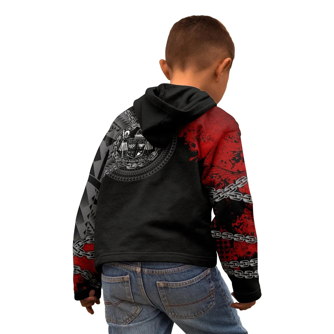 Vanuatu Hoodie - Polynesian Chain Style