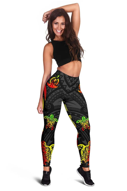Vanuatu Legging - Reggae Tentacle Turtle