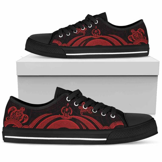 Vanuatu Low Top Canvas Shoes - Red Tentacle Turtle