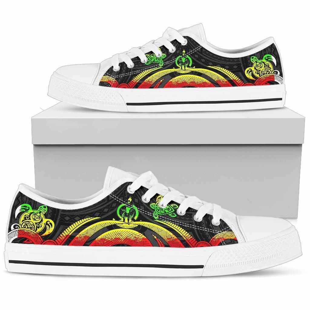 Vanuatu Low Top Canvas Shoes - Reggae Tentacle Turtle