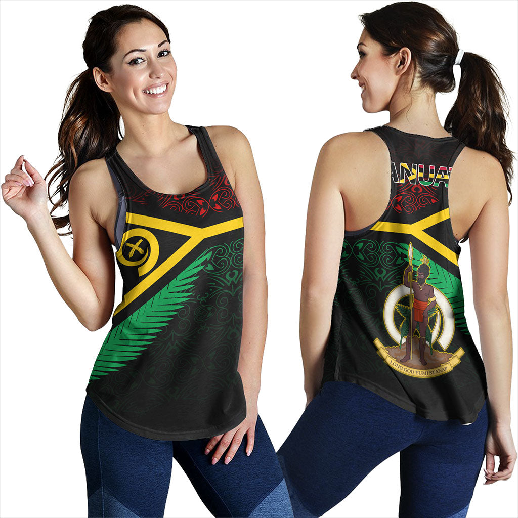 Vanuatu Women Tank Melanesia Tribal Pattern