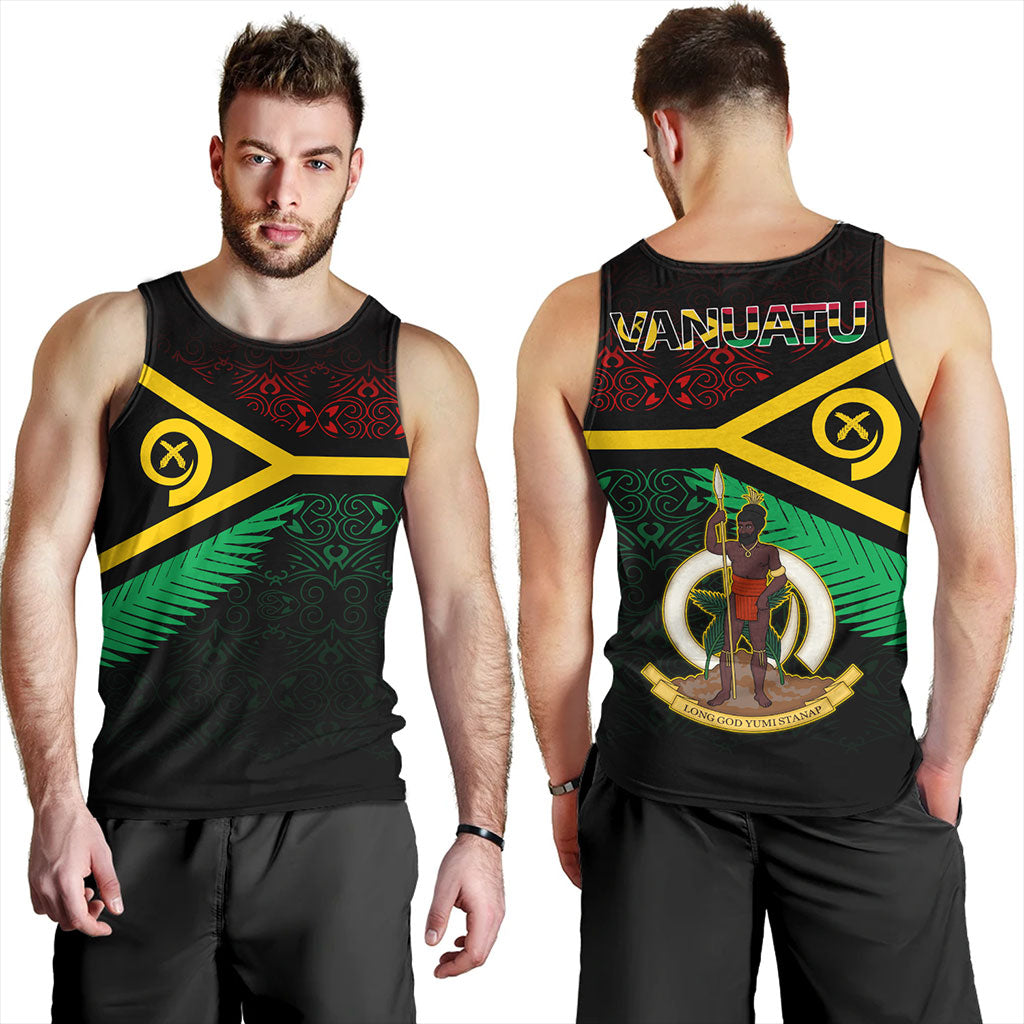 Vanuatu Tank Top Melanesia Tribal Pattern