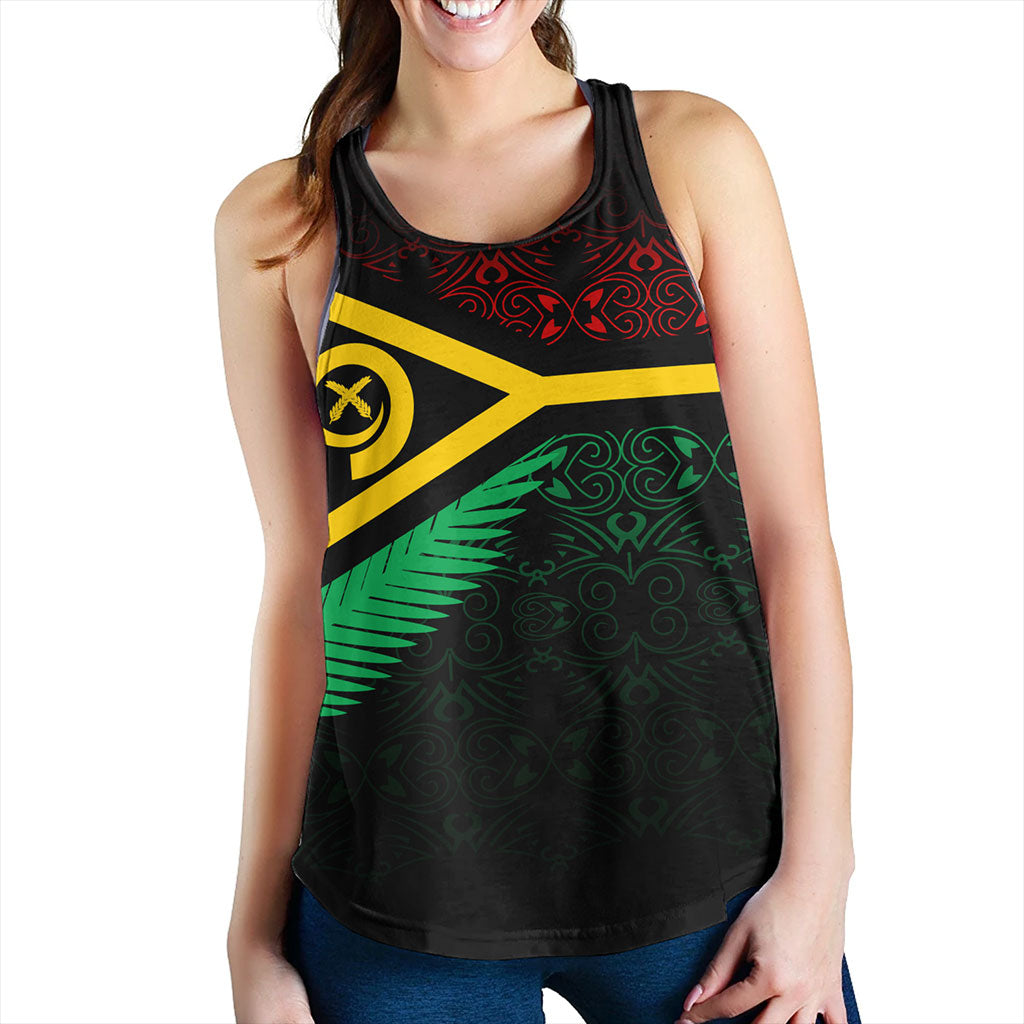 Vanuatu Women Tank Melanesia Tribal Pattern