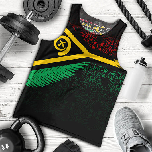 Vanuatu Tank Top Melanesia Tribal Pattern