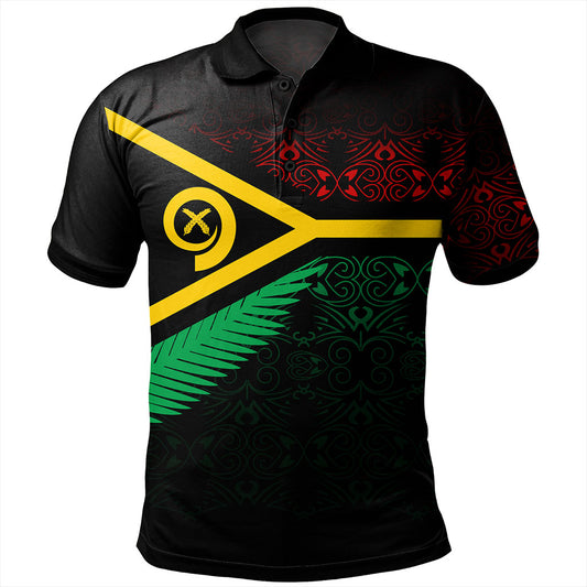 Vanuatu Polo Shirt Melanesia Tribal Pattern