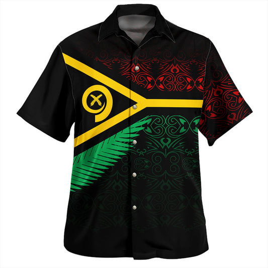 Vanuatu Hawaiian Shirt Happy Independence Day Vanuatu Design