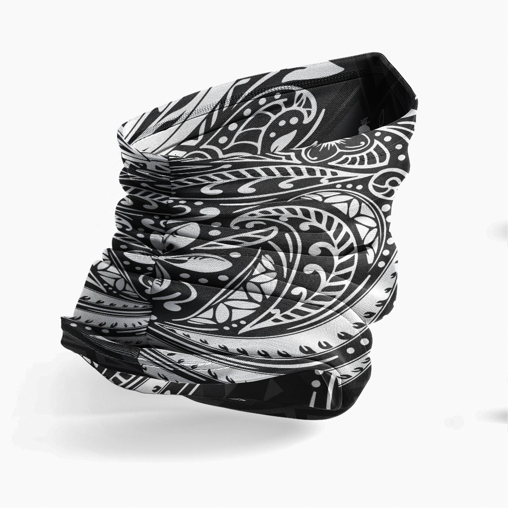 Vanuatu Neck Gaiter - Floral Tattoo White