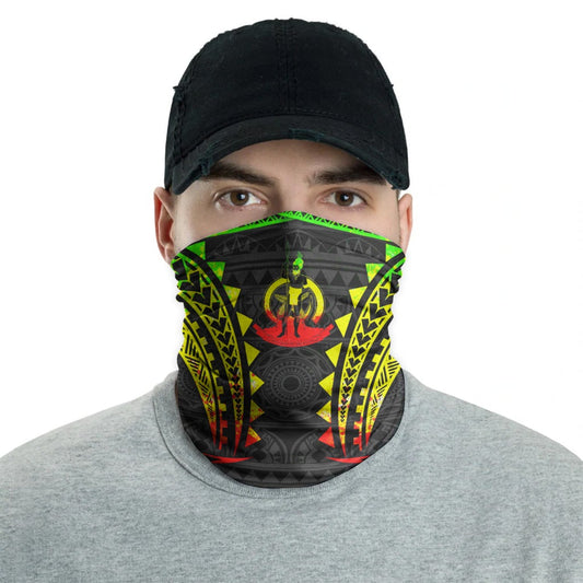Vanuatu Neck Gaiter - Tribal Pattern Reggae