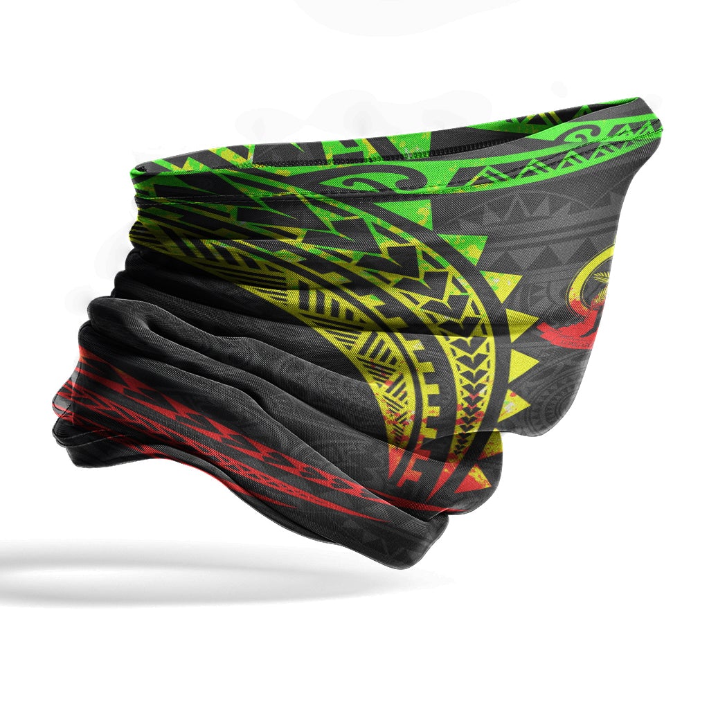 Vanuatu Neck Gaiter - Tribal Pattern Reggae