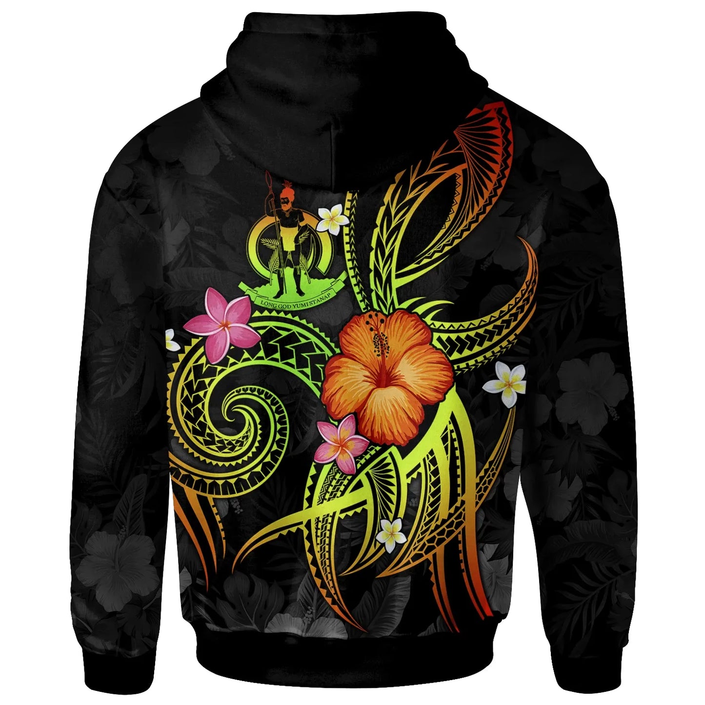 Vanuatu Polynesian Hoodie - Legend of Vanuatu (Reggae)