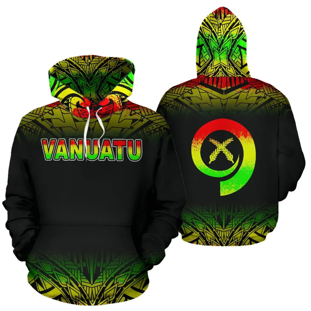 Vanuatu Polynesian Hoodie - Reggae Fog
