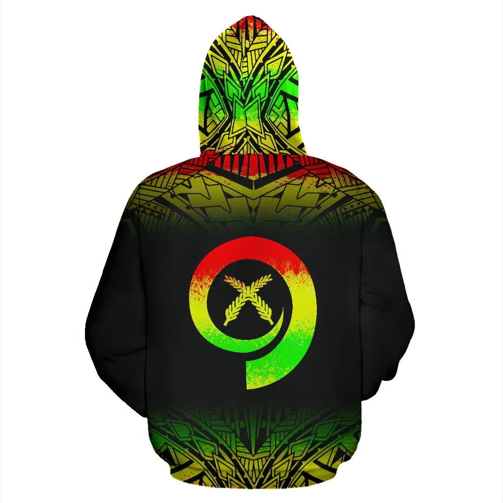 Vanuatu Polynesian Hoodie - Reggae Fog