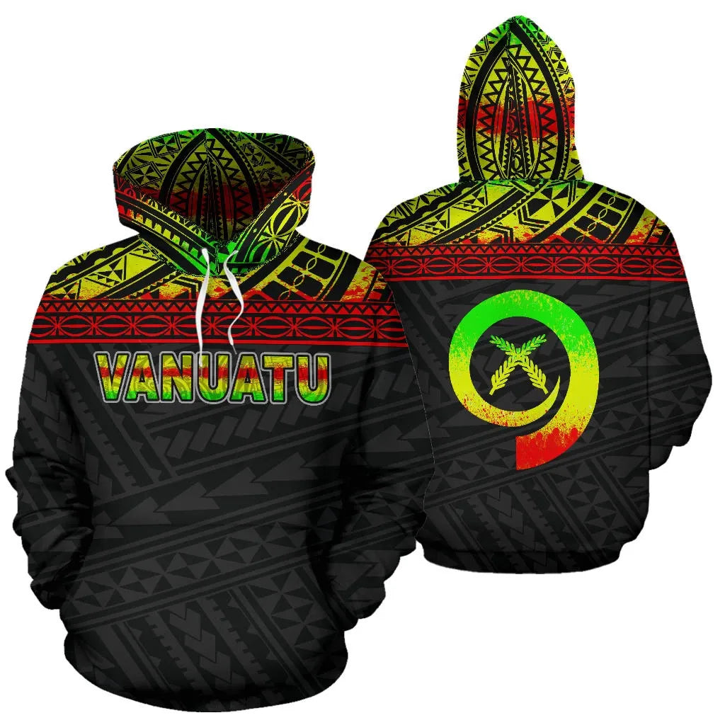 Vanuatu Polynesian Hoodie Reggae
