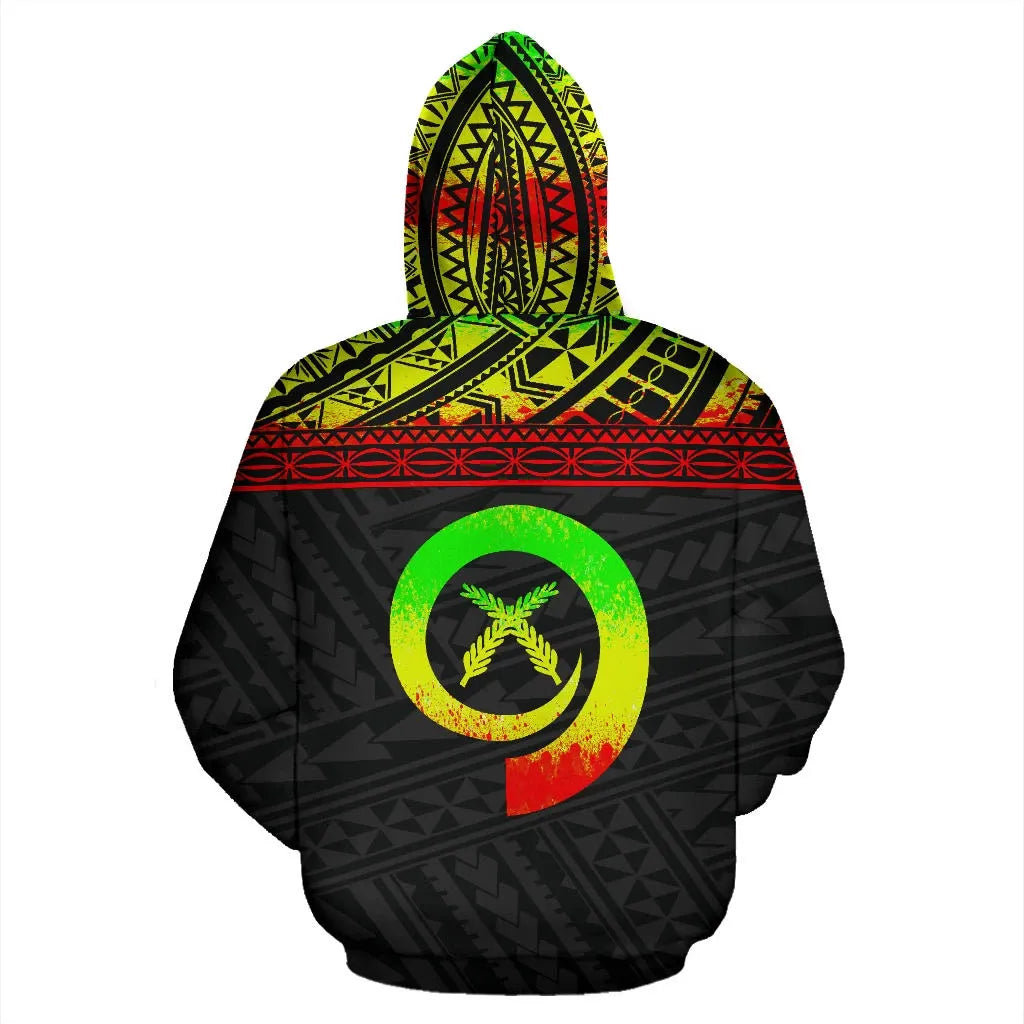 Vanuatu Polynesian Hoodie Reggae