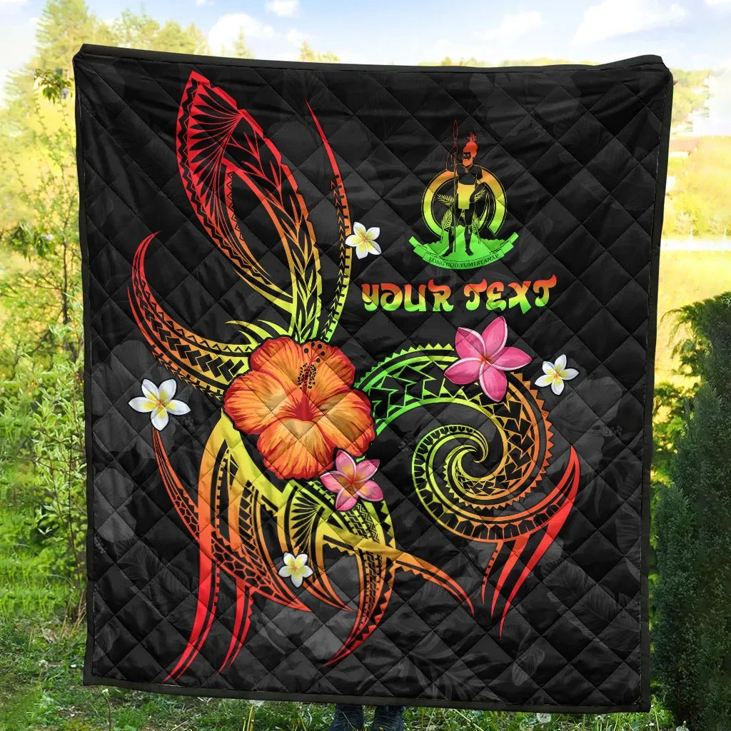 Vanuatu Polynesian Personalised Premium Quilt - Legend of Vanuatu (Reggae)